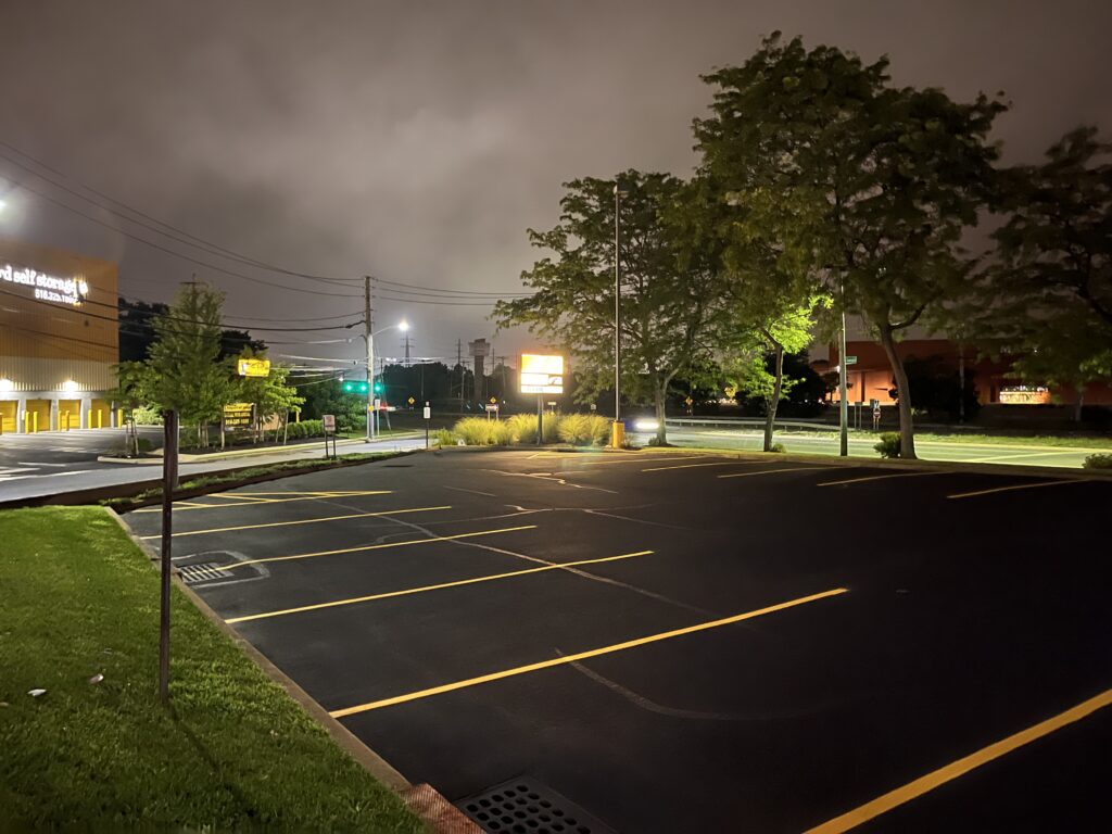 Parking Lot At Night