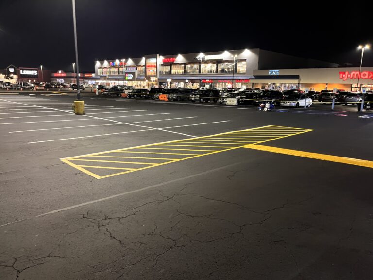 commercial parking lot